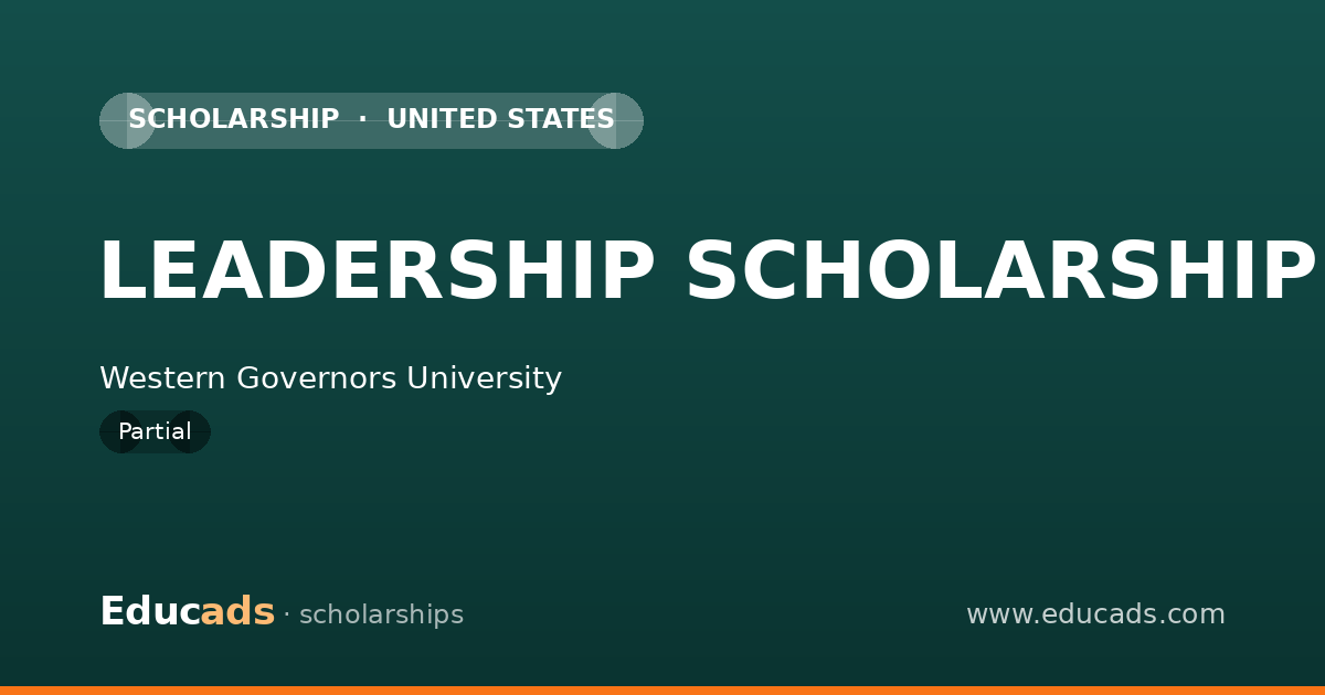 LEADERSHIP SCHOLARSHIP scholarship
