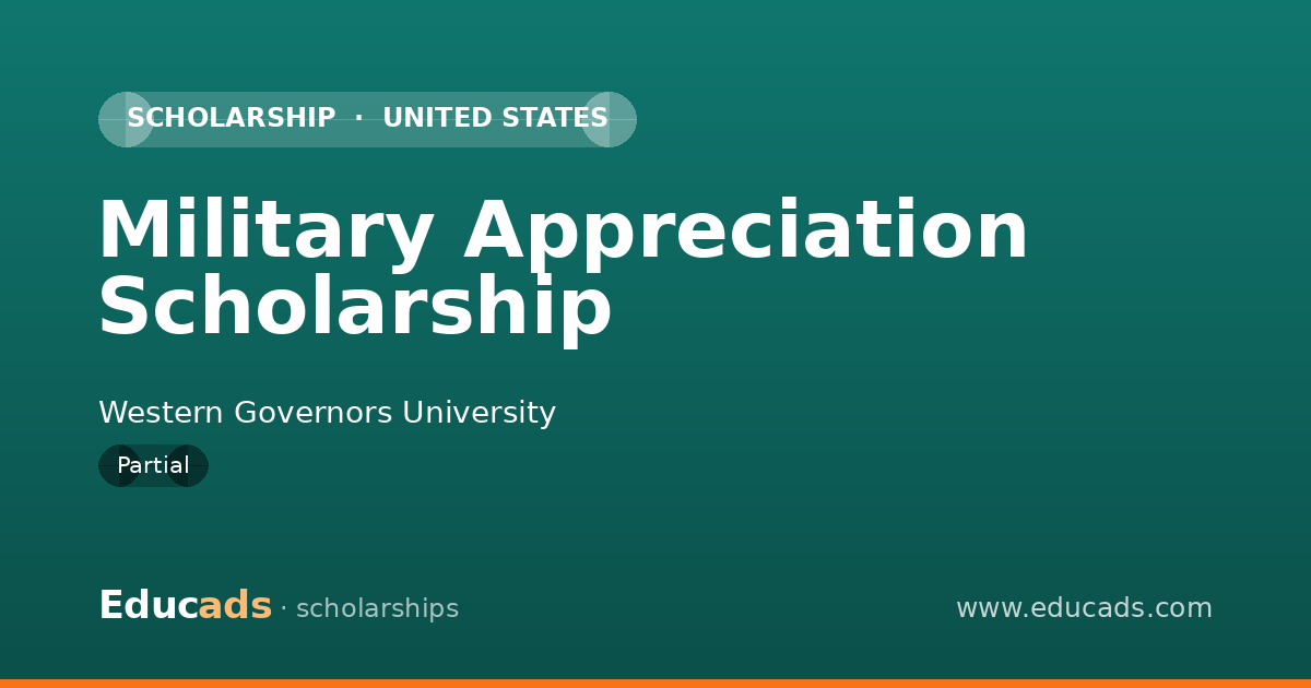 Military Appreciation Scholarship scholarship