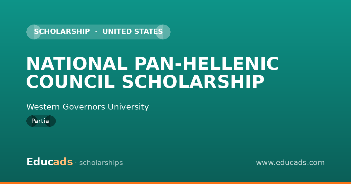 NATIONAL PAN-HELLENIC COUNCIL SCHOLARSHIP scholarship