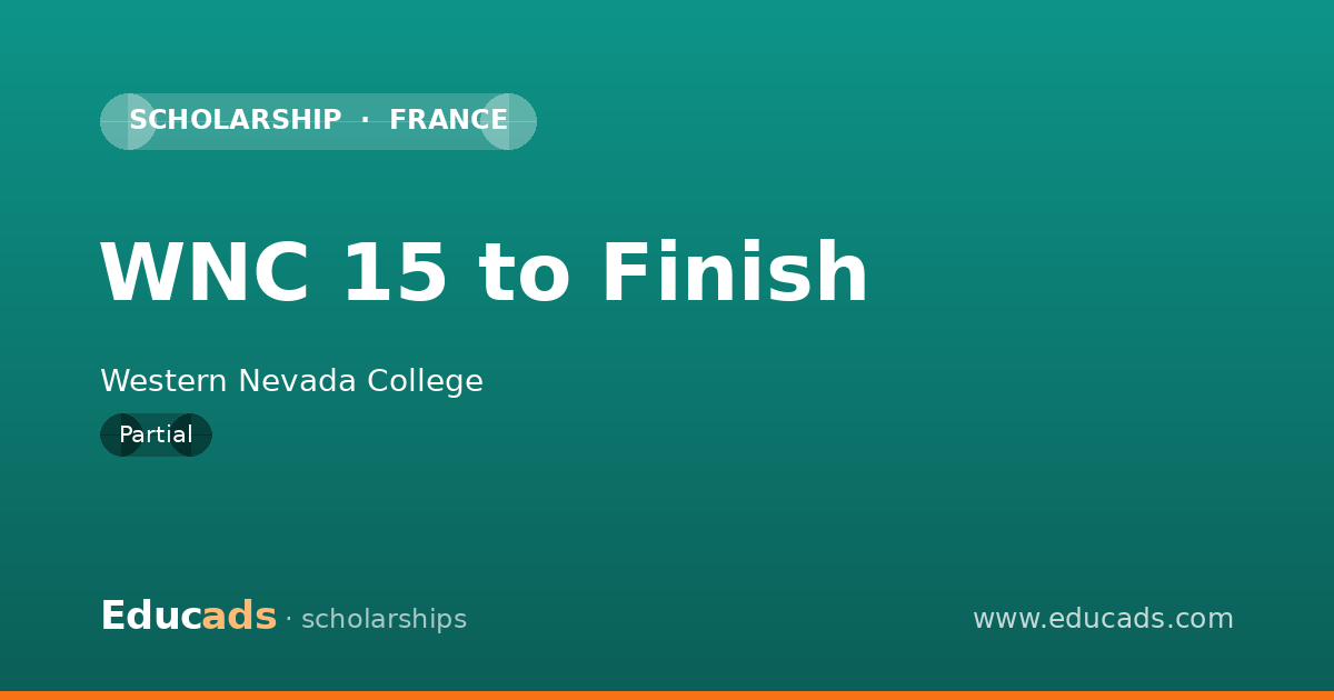 WNC 15 to Finish scholarship