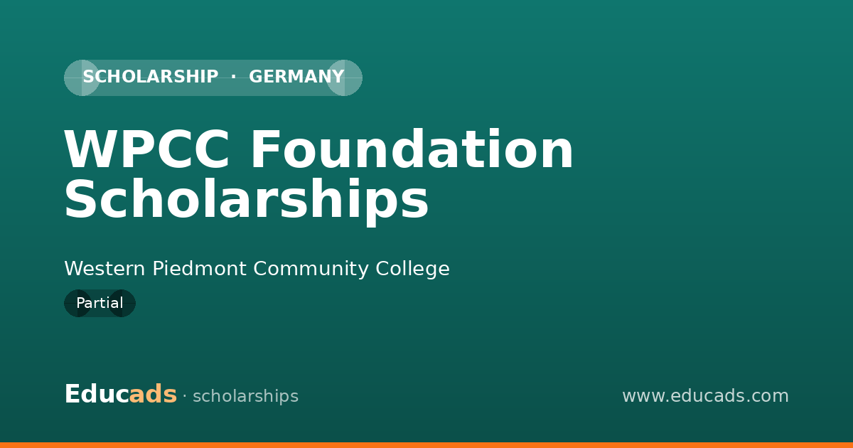 WPCC Foundation Scholarships scholarship
