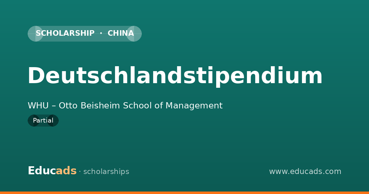 Deutschlandstipendium scholarship