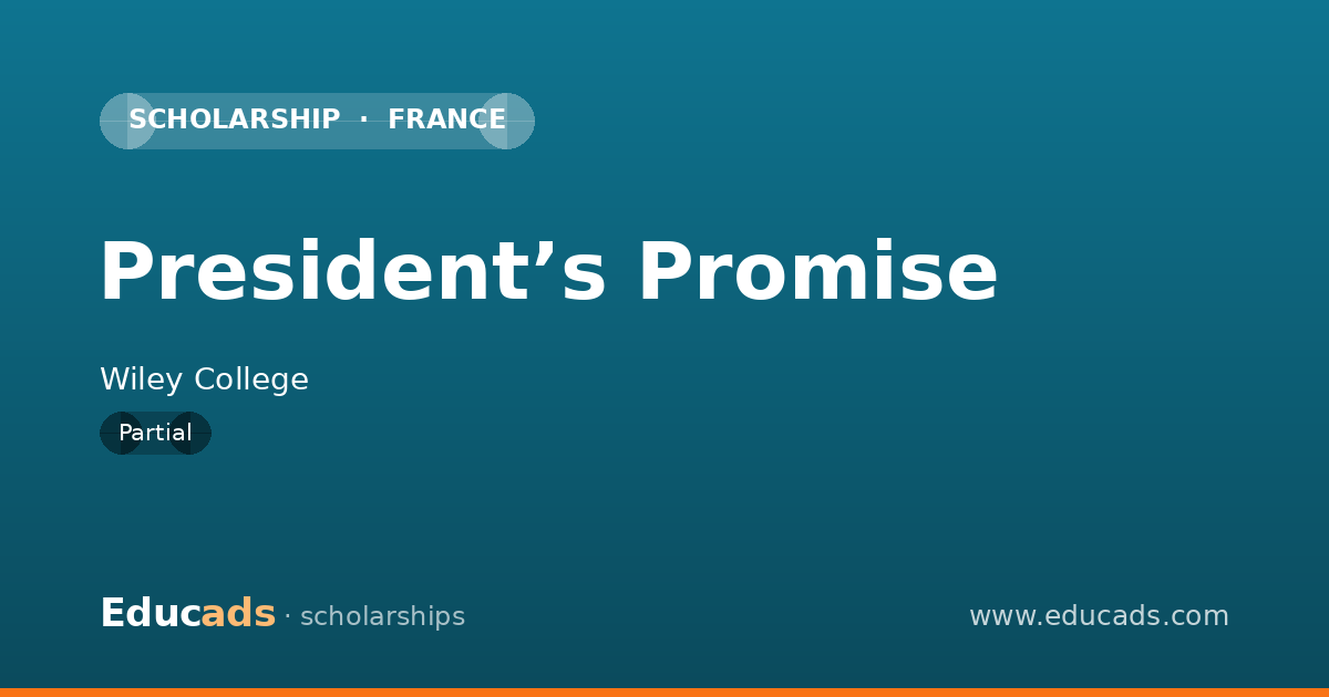 President’s Promise scholarship