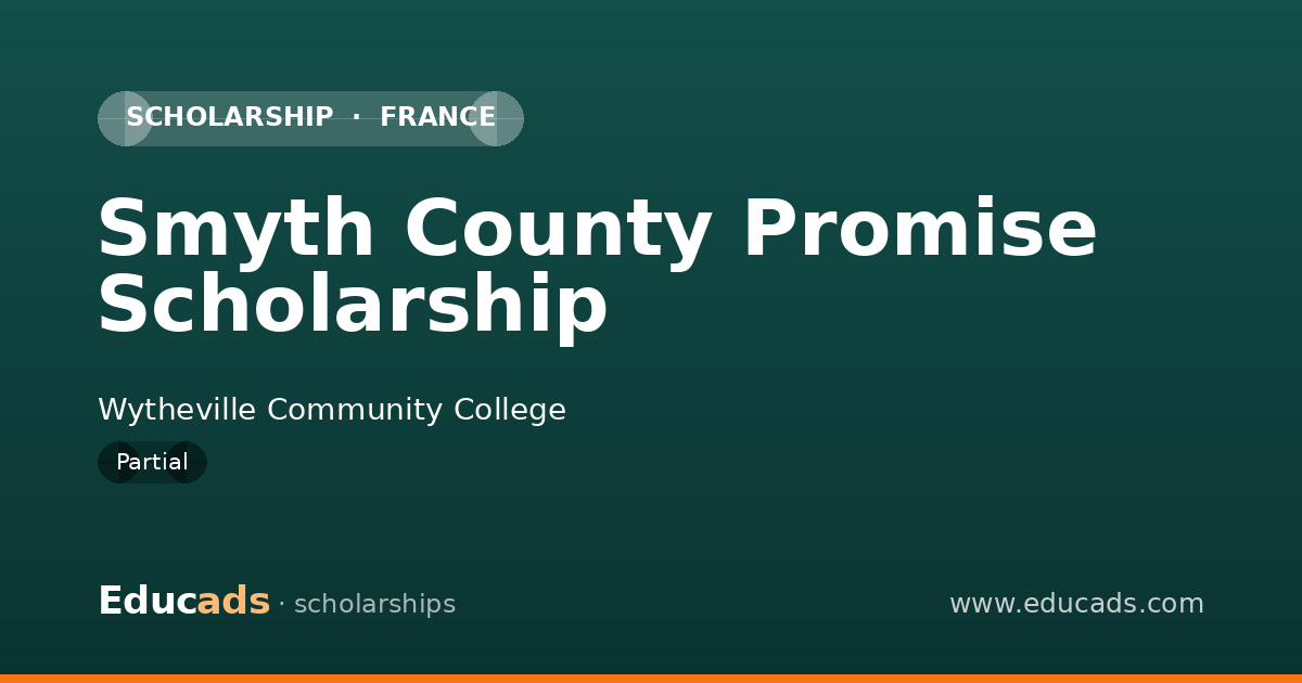 Smyth County Promise Scholarship scholarship