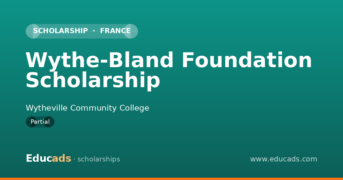 Wythe-Bland Foundation Scholarship scholarship
