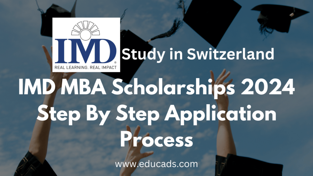 IMD MBA Scholarships 2024 (Application Process) Educads