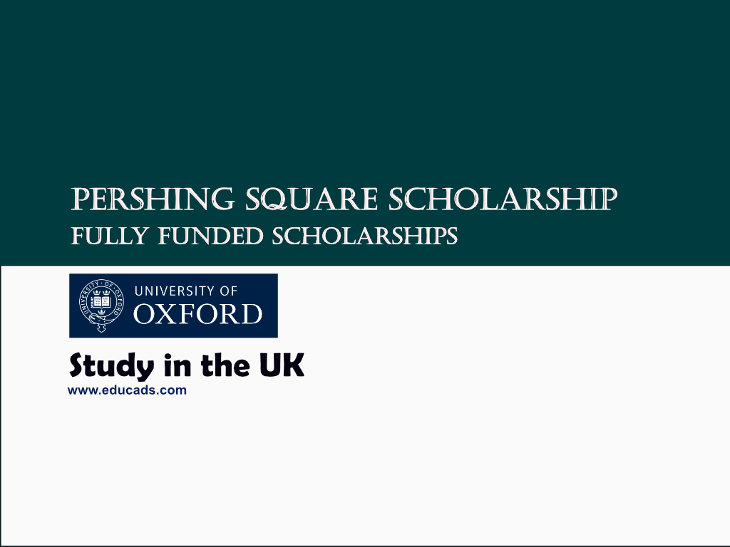 Pershing Square Scholarship 2024 | Fully Funded